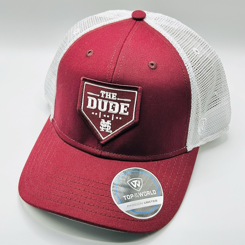 Mississippi State Bulldogs Top of the World The Dude Trucker Hat Cap Snapback
